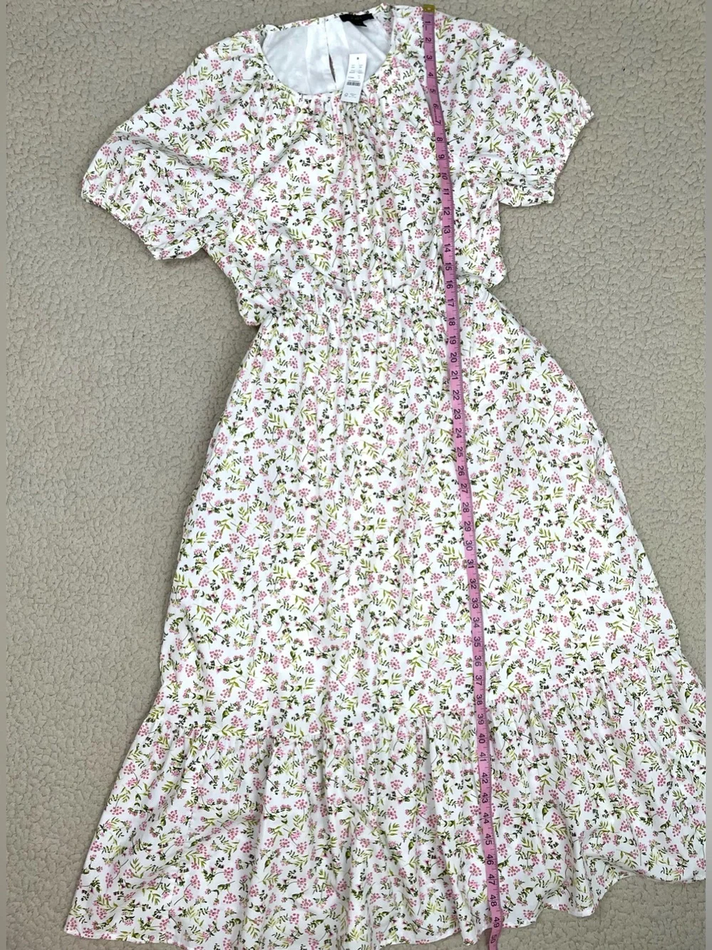 J. Crew Side-Cutout Cotton Poplin Short Sleeve Dress in Meadow Floral NWT Sz 10